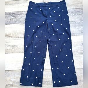 Women's Navy Star-Patterned Pants